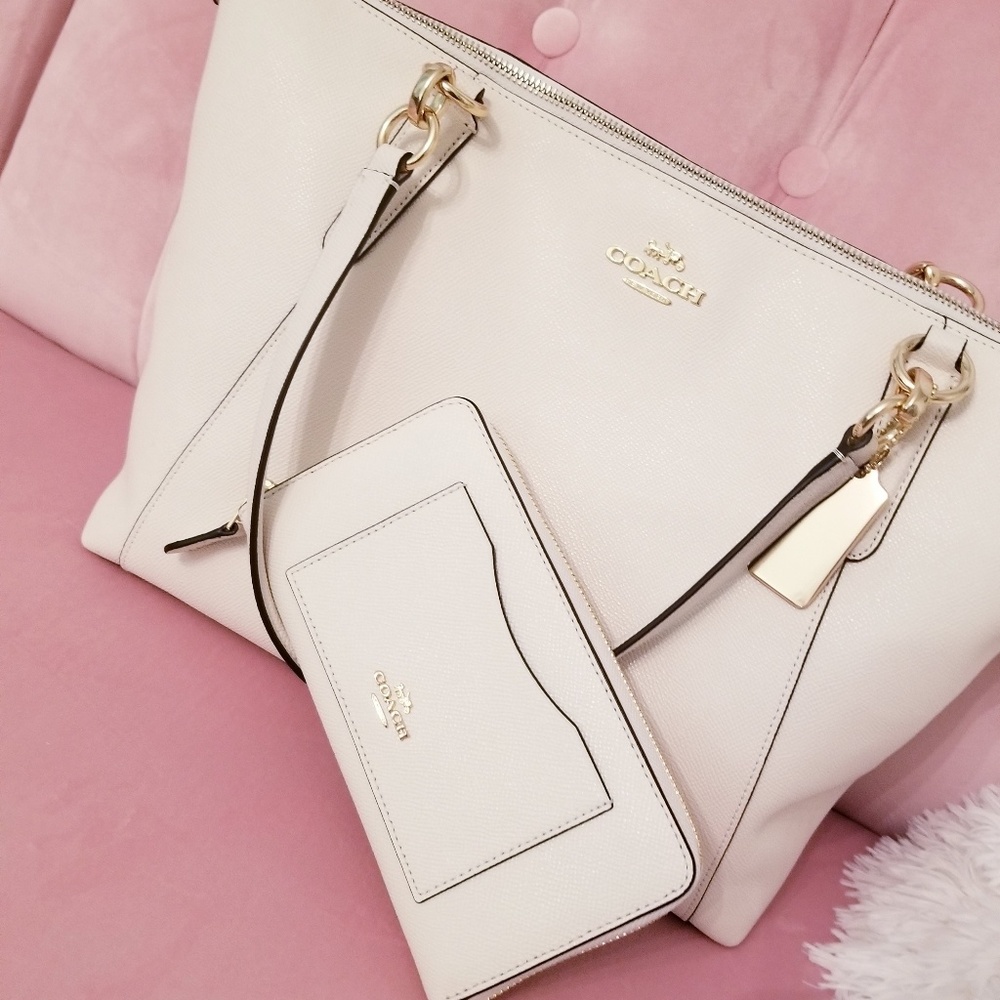 Authentic Coach Ava Tote and wallet